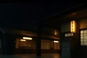 《长夜短歌》凌晨街头长镜，路灯把身影拉得很长